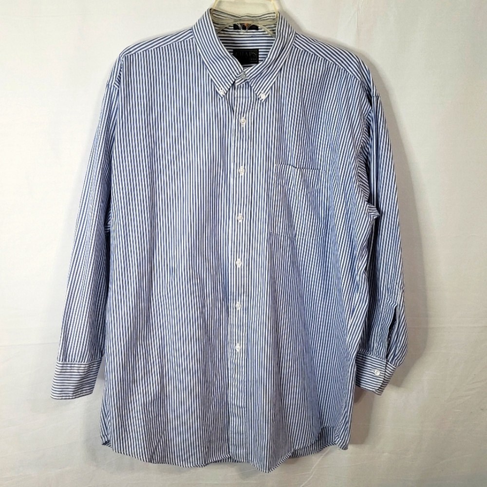 Chaps Ralph Lauren Men's Striped Button Down Size 16 1/2 NWOT
